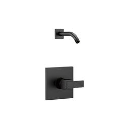 [DEL-T14267-BLLHD] Delta T14267-LHD Ara Monitor 14 Series H2Okinetic Shower Trim Less Head Matte Black