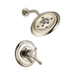 [DEL-T17297-PN] Delta T17297 Cassidy Monitor 17 Series H2Okinetic Shower Trim Polished Nickel