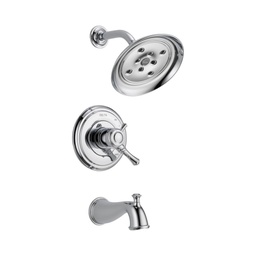 [DEL-T17497] Delta T17497 Cassidy Monitor 17 Series H2Okinetic Tub And Shower Trim Chrome