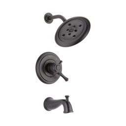 [DEL-T17497-RB] Delta T17497 Cassidy Monitor 17 Series H2Okinetic Tub And Shower Trim Venetian Bronze