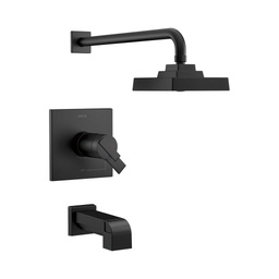 [DEL-T17T467-BL] Delta T17T467 Ara TempAssure 17T Series H2Okinetic Tub And Shower Trim Matte Black