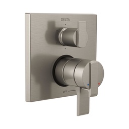 [DEL-T27967-SS] Delta T27967 Angular Modern Monitor 17 Series Valve Trim 6 Setting Integrated Diverter Stainless