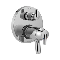 [DEL-T27T959] Delta T27T959 Contemporary Two Handle TempAssure 17T Series Valve Trim Chrome