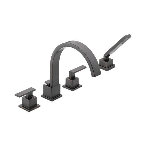 [DEL-T4753-RB] Delta T4753 Vero Roman Tub Trim with Hand Shower Venetian Bronze