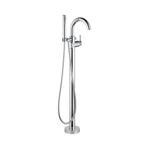 [DEL-T4759-FL] Delta T4759-LF Trinsic Contemporary Floor Mount Tub Filler Trim Chrome