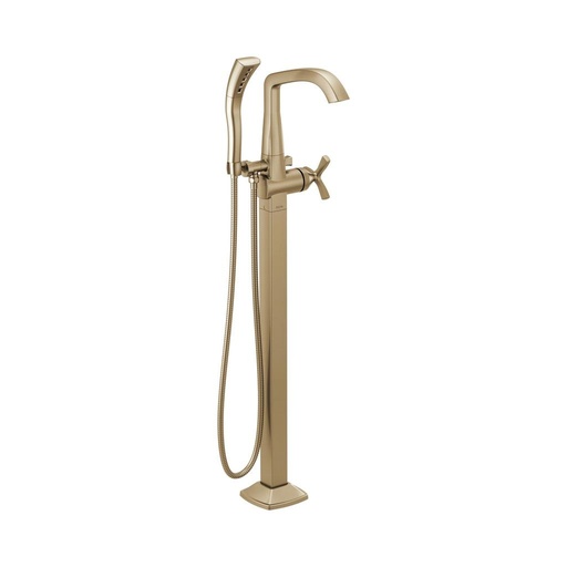 [DEL-T47766-CZFL] Delta T47766-FL Stryke Freestanding Tub Filler Trim Champagne Bronze