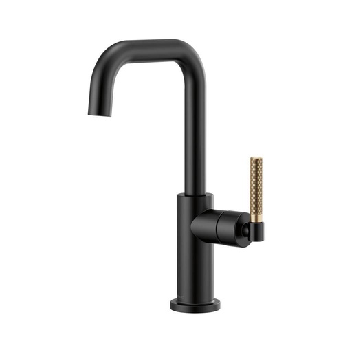 [BRI-61053LF-BLGL] Brizo 61053LF Litze Square Spout Bar Faucet Luxe Gold Matte Black