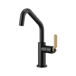 [BRI-61064LF-BLGL] Brizo 61064LF Litze Angled Spout Bar Faucet Luxe Gold Matte Black