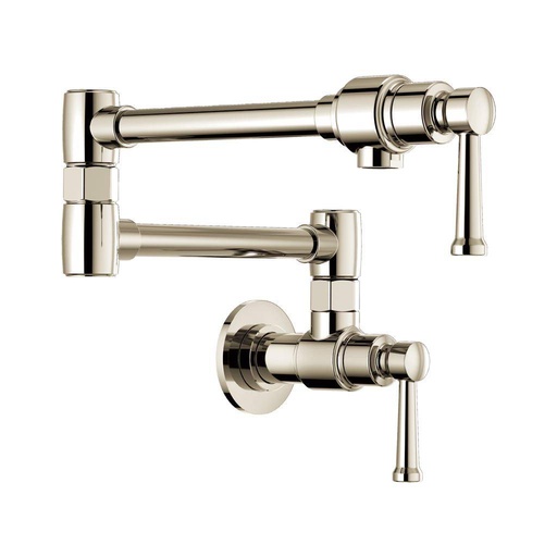 [BRI-62825LF-PN] Brizo 62825LF Artesso Wall Mount Pot Filler Polished Nickel