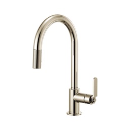 [BRI-63044LF-PN] Brizo 63044LF Litze Pull Down Arc Spout Faucet Polished Nickel