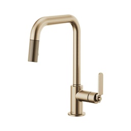 [BRI-63054LF-GL] Brizo 63054LF Litze Pull Down Square Spout Faucet Luxe Gold