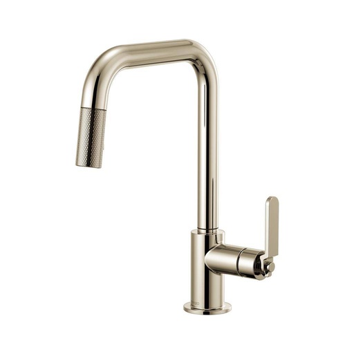 [BRI-63054LF-PN] Brizo 63054LF Litze Pull Down Square Spout Faucet Polished Nickel