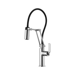 [BRI-63244LF-PC] Brizo 63244LF Litze Articulating Kitchen Faucet Chrome