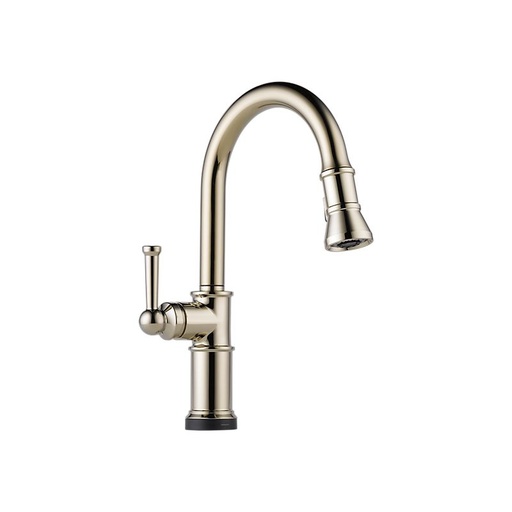 [BRI-64025LF-PN] Brizo 64025LF ARTESSO Single Handle Pull Down Smart Touch Kitchen Faucet