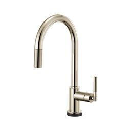 [BRI-64043LF-PN] Brizo 64043LF Litze Smart Touch Pull Down Arc Spout Faucet Polished Nickel