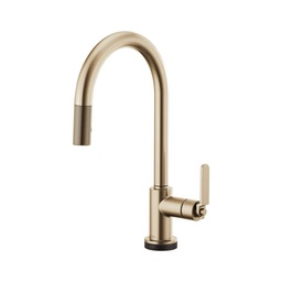 [BRI-64044LF-GL] Brizo 64044LF Litze Smart Touch Pull Down Arc Spout Faucet Luxe Gold