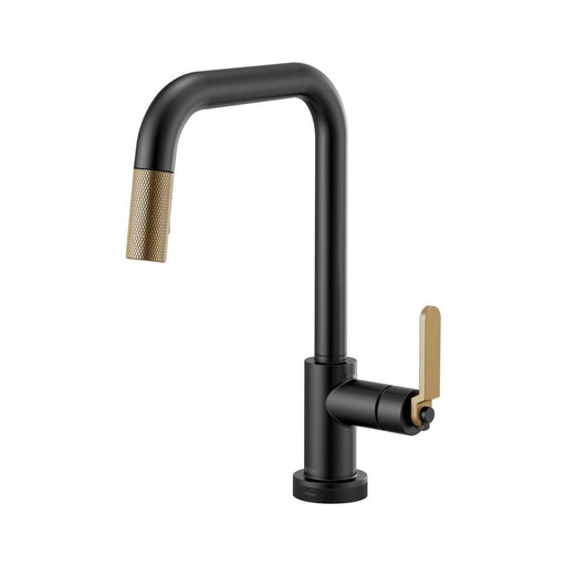 [BRI-64054LF-BLGL] Brizo 64054LF Litze Smart Touch Pull Down Square Spout Faucet Luxe Gold Matte Black