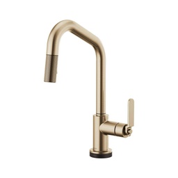 [BRI-64064LF-GL] Brizo 64064LF Litze Smart Touch Pull Down Angled Spout Faucet Luxe Gold