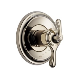 [BRI-T60085-PNCO] Brizo T60085 Charlotte Thermostatic Valve Trim Cocoa Bronze Polished Nickel