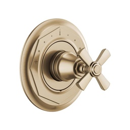 [BRI-T66T061-GL] Brizo T66T061-GL Rook Sensori Thermostatic Valve Trim Luxe Gold