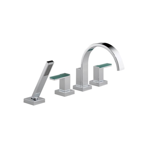 [BRI-T67480-PCLHP] Brizo T67480 Siderna Roman Tub Trim Hand Shower Less Handles