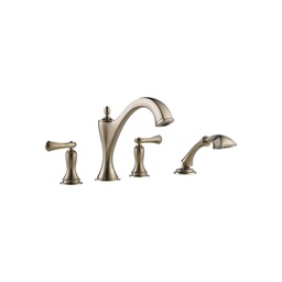 [BRI-T67485-BNLHP] Brizo T67485 Charlotte Roman Tub With Shower Trim Less Handles