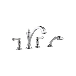 [BRI-T67485-PCLHP] Brizo T67485 Charlotte Roman Tub With Shower Trim Less Handles