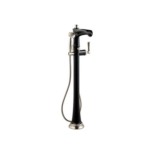 [BRI-T70161-NKBL] Brizo T70161 Rook Freestanding Floor Mount Tub Filler