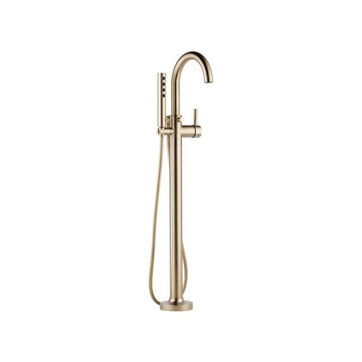 [BRI-T70175-GL] Brizo T70175-GL Odin Single Handle Freestanding Tub Filler Luxe Gold