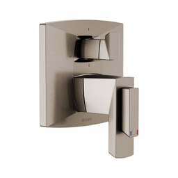 [BRI-T75688-NK] Brizo T75688 Vettis Thermostatic Valve 6 Setting Diverter Trim Luxe Nickel