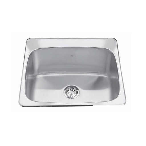 [KIN-QSL2225-12-1] Kindred QSL2225/12 22 x 25 Single Bowl Laundry Sink 1 Hole