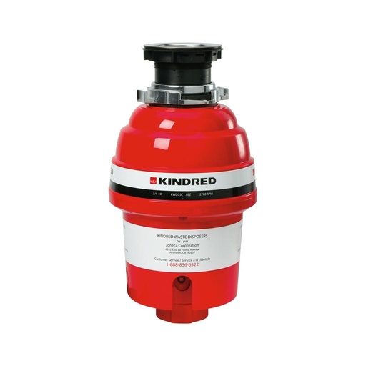 [KIN-KWD75C1-EZ] Kindred KWD75C1-EZ 3/4 HP Waste Disposer