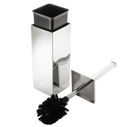 [LAL-9300MB] Laloo 9300MB Bowl Brush And Holder Floor Model Matte Black