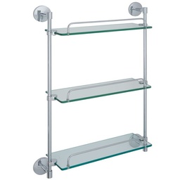 [LAL-CR3853C] Laloo L53CLM Classic R Triple Glass Shelf Chrome