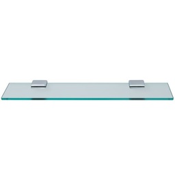 [LAL-J1887PN] Laloo J1887PN Jazz Single Glass Shelf Polished Nickel