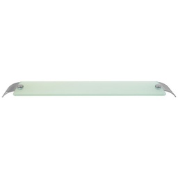 [LAL-R3087GD] Laloo R3087GD Radius Single Glass Shelf Polished Gold