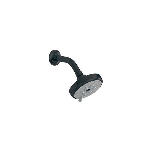 [ALT-9081141] ALT 90811 Round Showerhead 3 Functions With Arm Electro Black