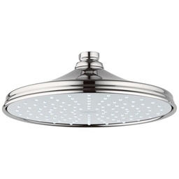 [GRO-26474BE0] Grohe 26474BE0 Rainshower Rustic 210 Shower Head 1 Spray Polished Nickel