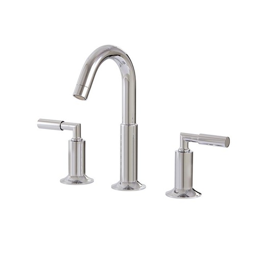 [AQB-27416PC] Aquabrass 27416 Geo Widespread Lavatory Faucet Polished Chrome