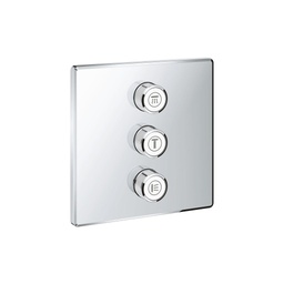 [GRO-29127000] Grohe 29127000 Grohtherm SmartControl Triple Volume Control Trim Chrome