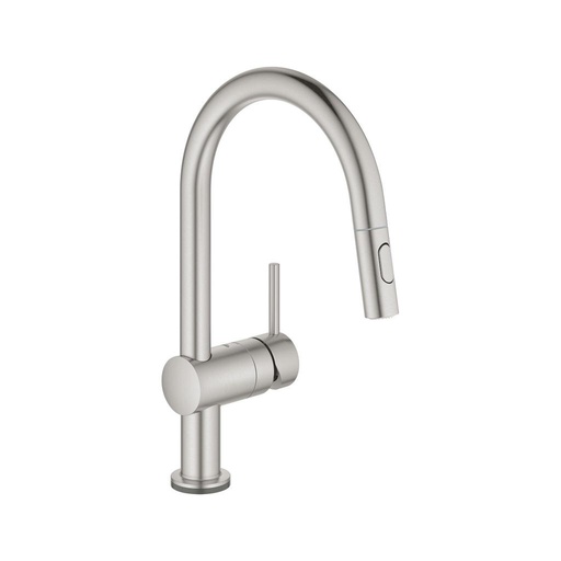 [GRO-31359DC2] Grohe 31359DC2 Minta Touch Single Handle Kitchen Faucet Super Steel