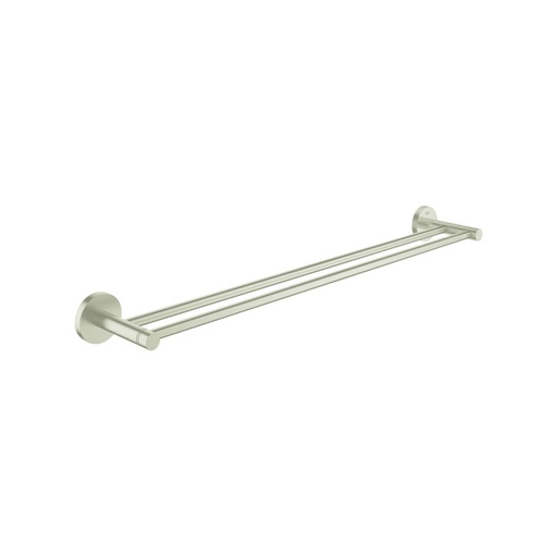 [GRO-40802EN1] Grohe 40802EN1 Essentials Double Towel Bar 24 Brushed Nickel