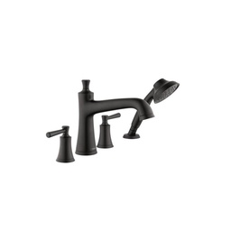 [HAN-04777670] Hansgrohe 04777670 Joleena 4 Hole Roman Tub Set Trim Matte Black