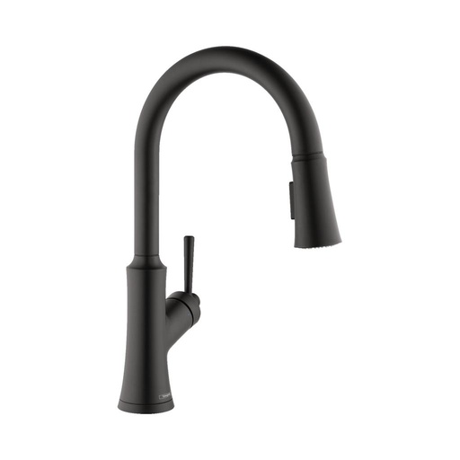 [HAN-04793670] Hansgrohe 04793670 Joleena HighArc Single Handle Pull Down Kitchen Faucet Matte Black