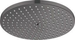 [HAN-27624341] Hansgrohe 27624341 Showerhead 240 1-Jet PowderRain Brushed Black Chrome