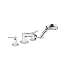 [HAN-31441001] Hansgrohe 31441001 Metropol Classic 4 Hole Roman Tub Set Trim Lever Handles Chrome