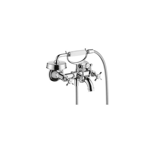 [HAN-16561001] Hansgrohe 16561001 Axor Montreux Wall Mounted Tub Filler Cross Handle Chrome