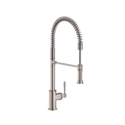 [HAN-16582801] Hansgrohe 16582801 Axor Montreux Semi Pro Kitchen Faucet Steel Optic