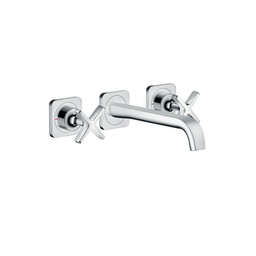 [HAN-36107001] Hansgrohe 36107001 Axor Citterio E Wall Mounted Widespread Faucet Chrome