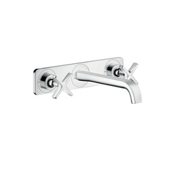 [HAN-36115001] Hansgrohe 36115001 Axor Citterio E Wall Mounted Widespread Faucet Chrome